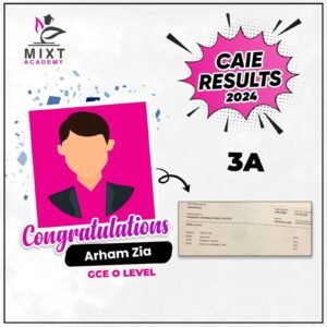 1:1 tutoring 63 Arham Zia result