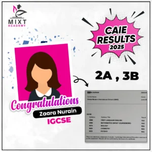 1:1 tutoring 79 Zaara Nurain result