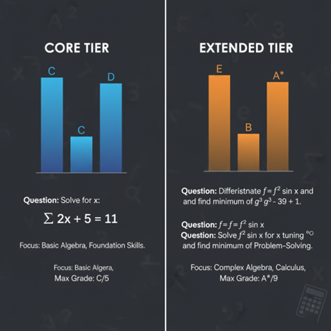 syllabus grade if they are entered for the Core curriculum