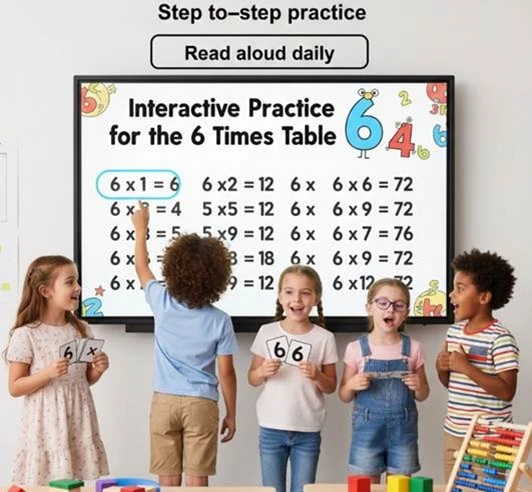 Interactive Practice for the 6 Times Table