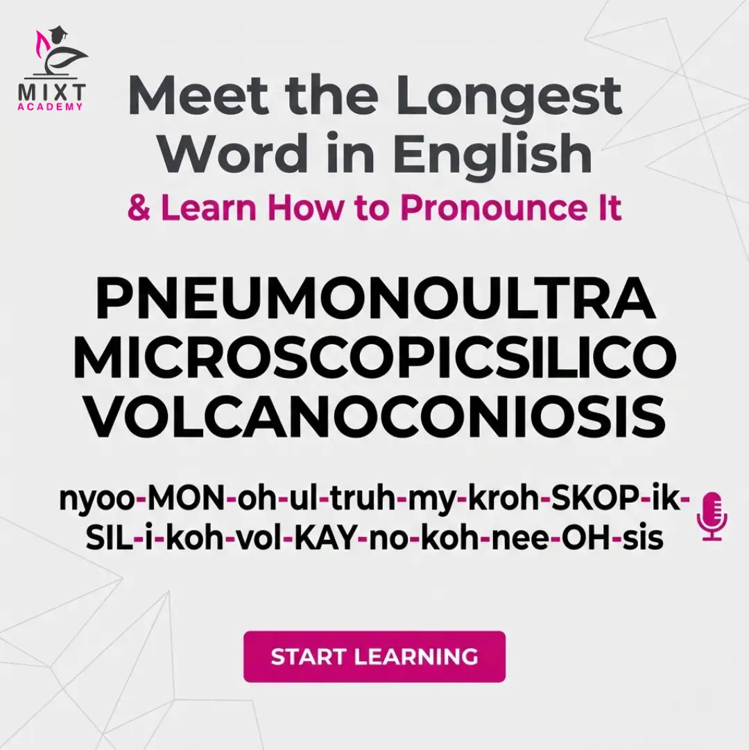 An image showing the longest word in English.
