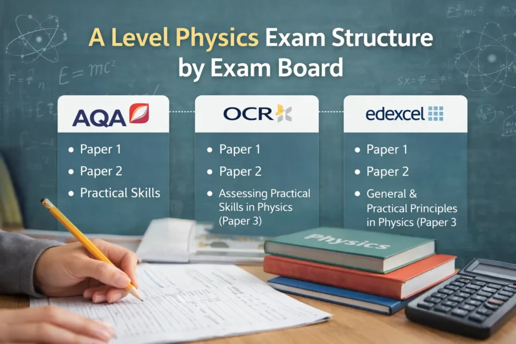 Understand the A Level Physics Assessment Structure