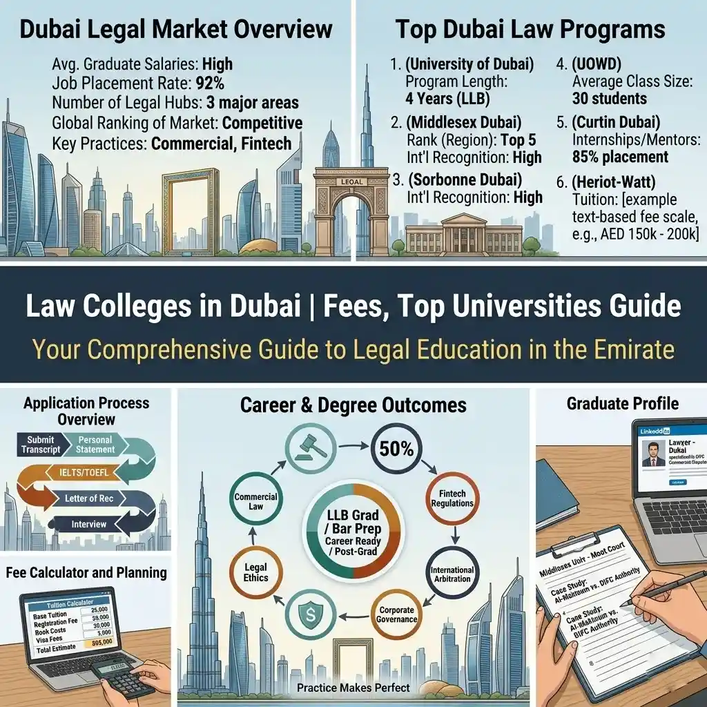 Law Colleges in Dubai | Fees, Top Universities Guide