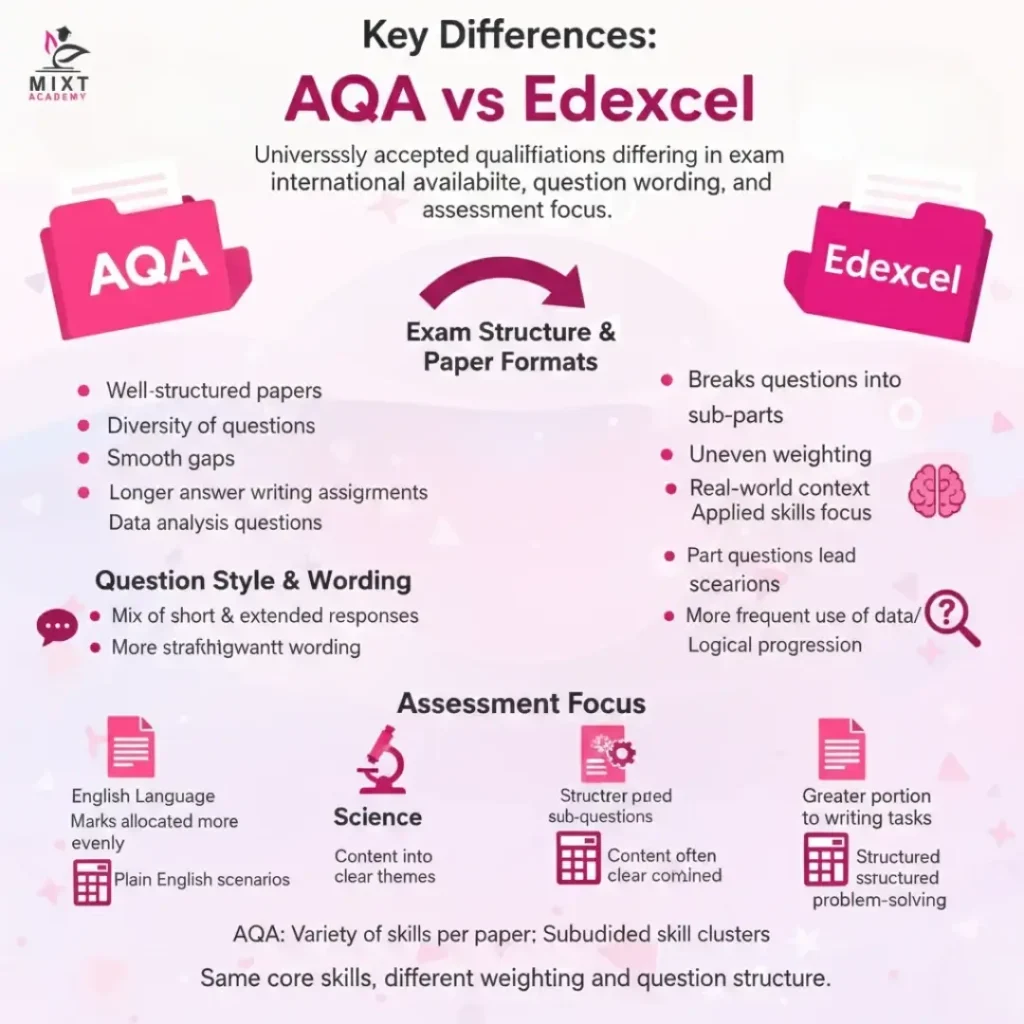 Key Differences: AQA vs Edexcel
