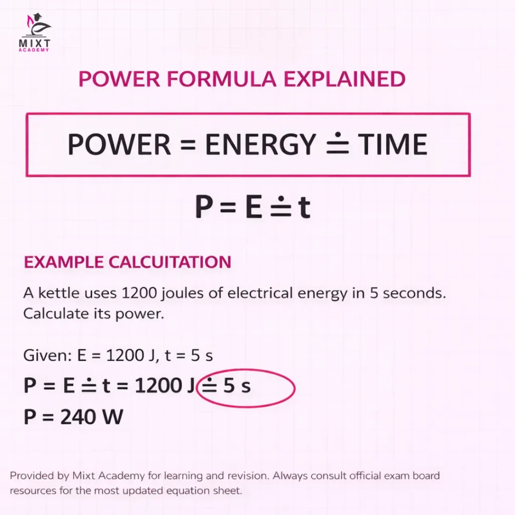 power-formula-physics-gcse-mixt-academy