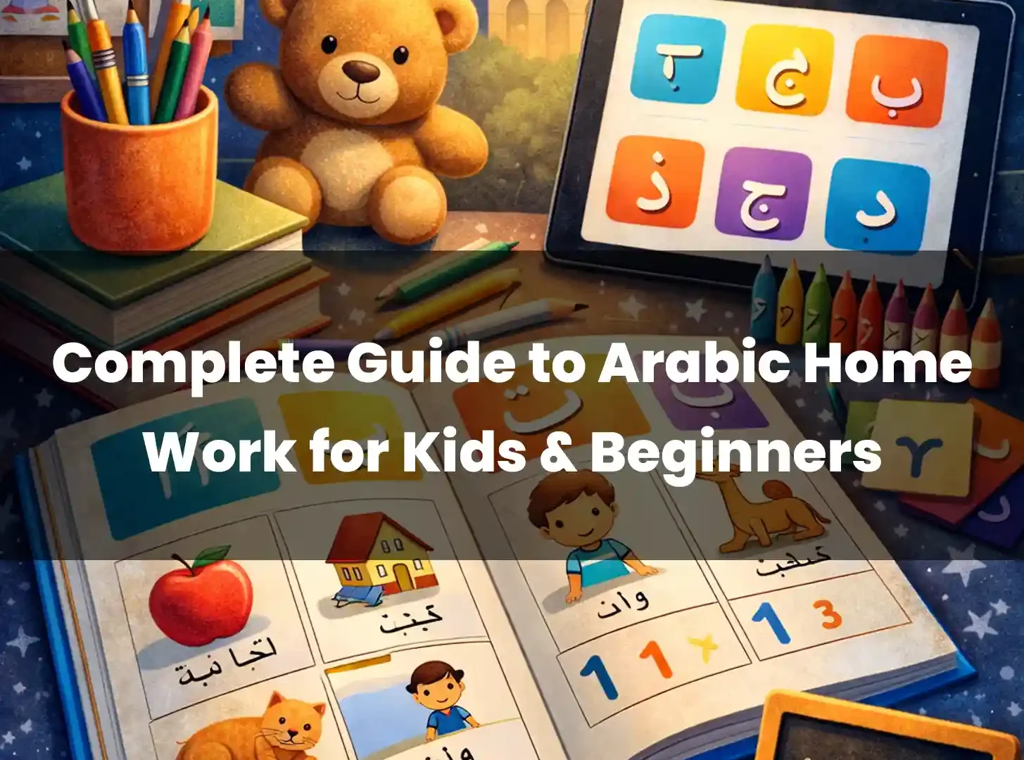 Complete Guide to Arabic Home Work for Kids & Beginners