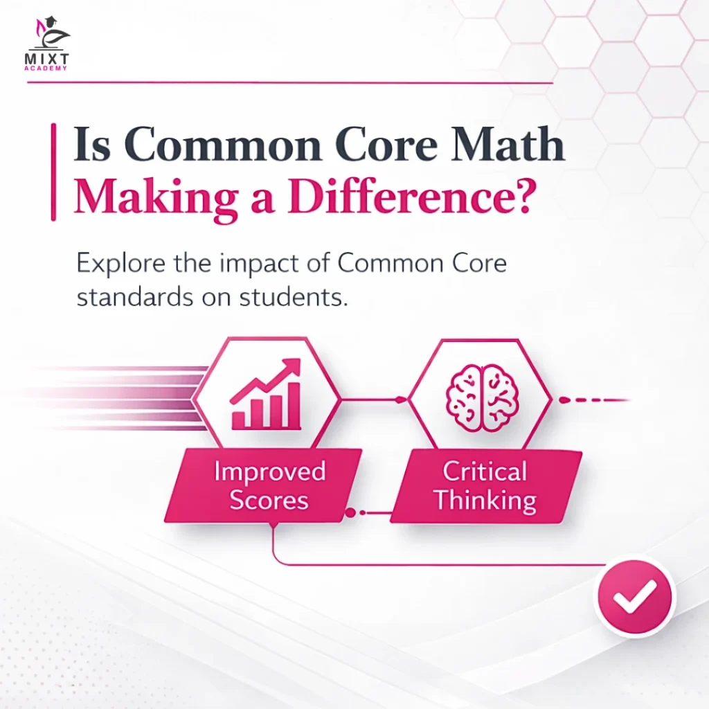 Common Core math impact showing improved scores and critical thinking
