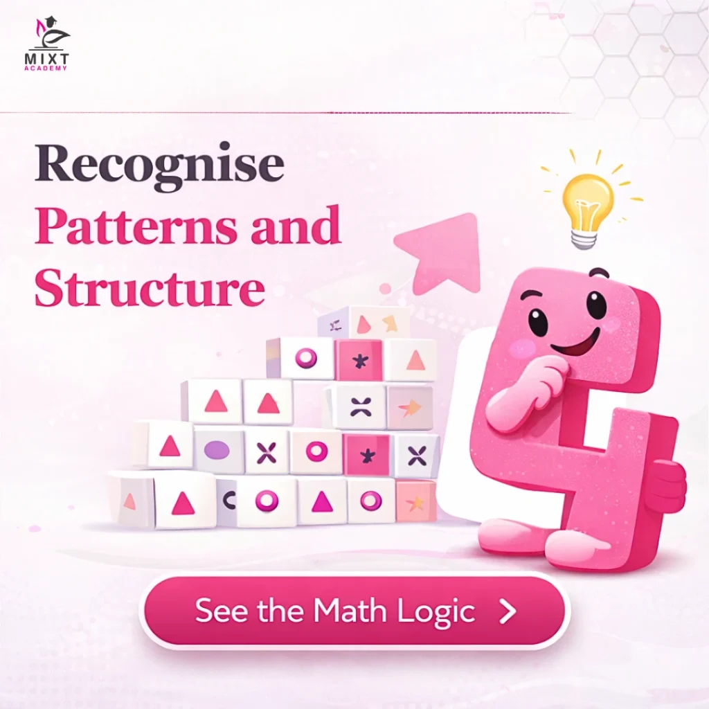 Recognising patterns and structure in math with visual blocks