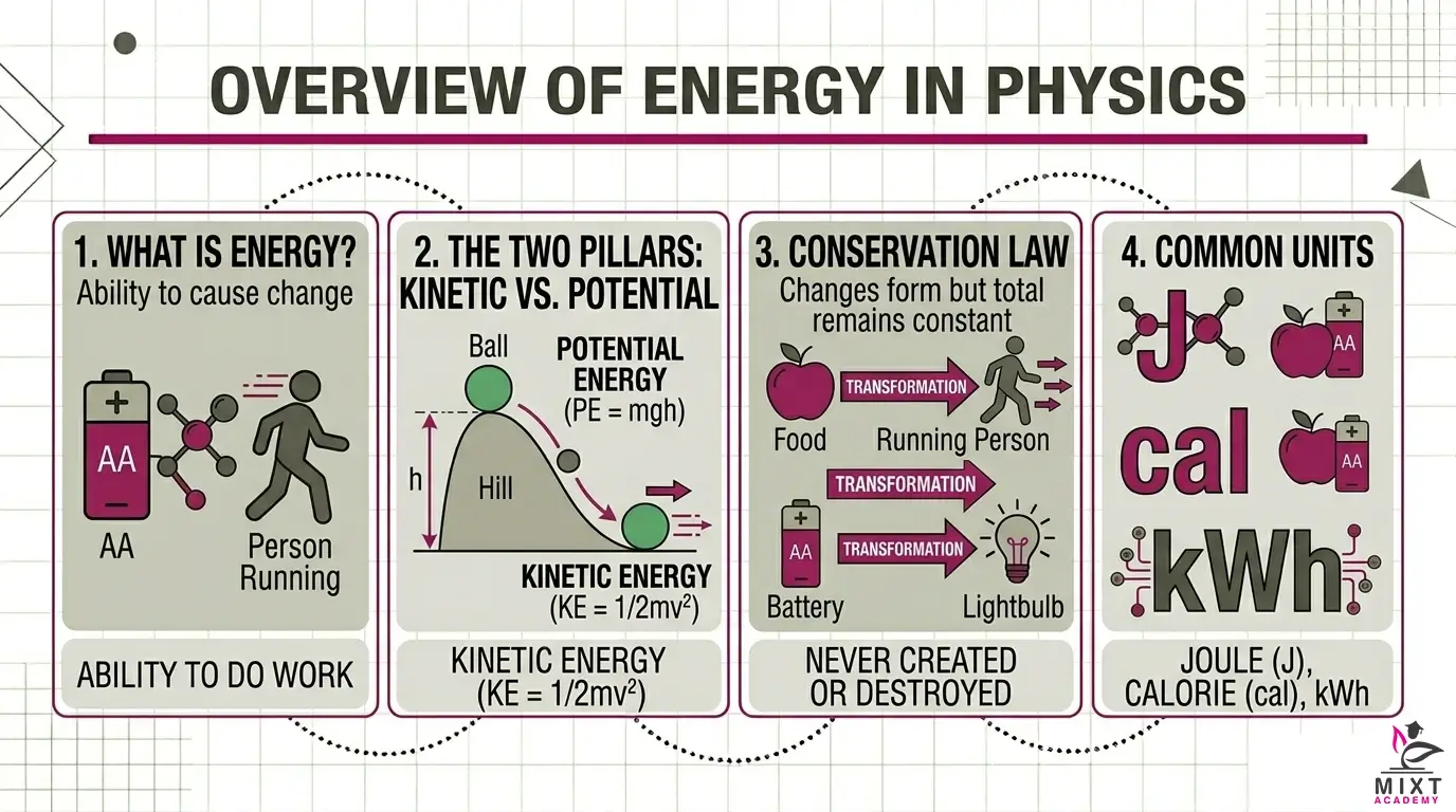 OVERVIEW OF ENERGY IN PHYSICS What Is Energy in Physics? Definition, Types & Formulas