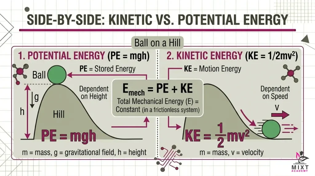 Kinetic Energy  vs Potential Energy