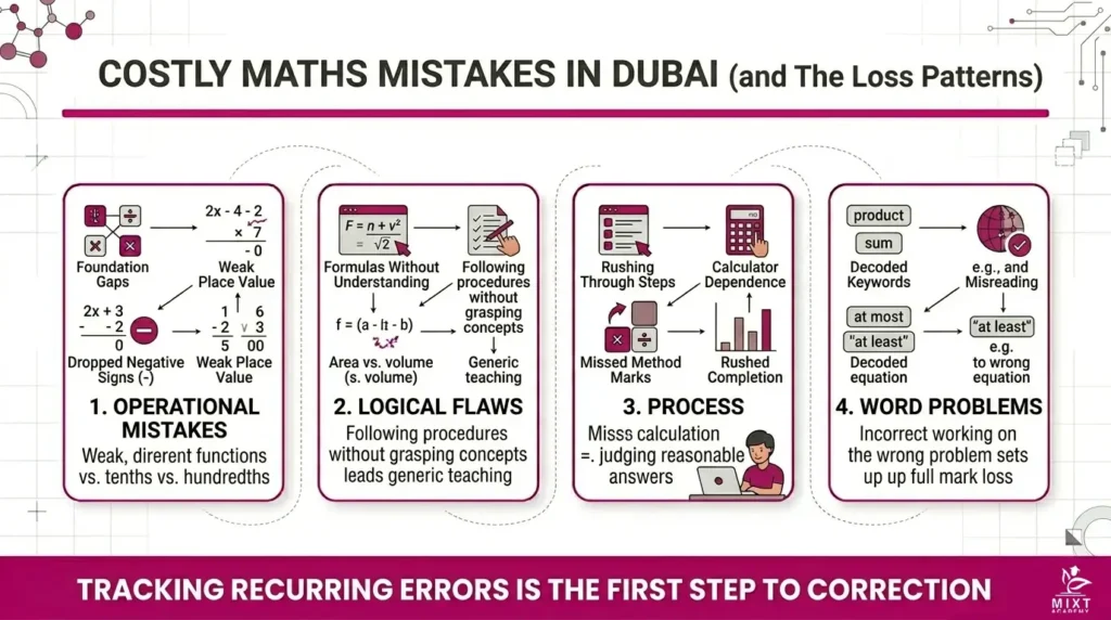 8 Common Maths Mistakes Dubai Students Make in School