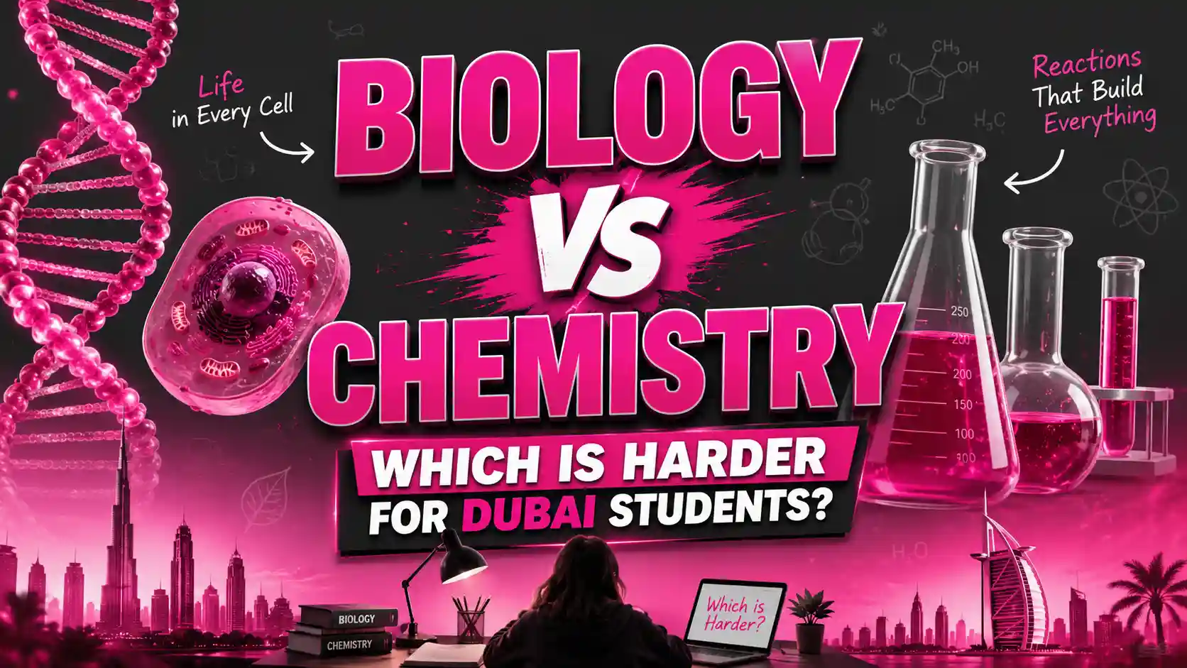 Biology vs Chemistry in Dubai: Which Subject Is Actually Harder?