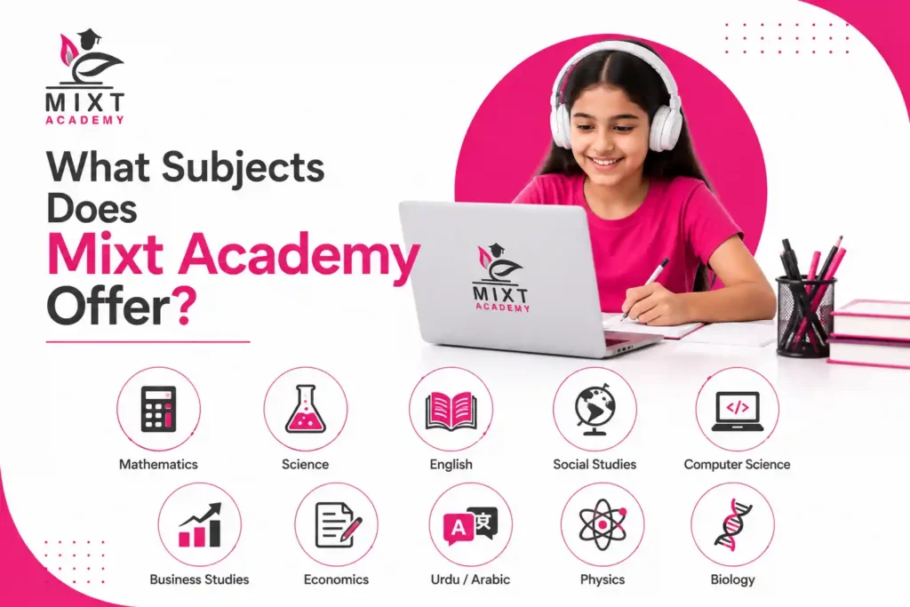 What Subjects Does Mixt Academy Offer
