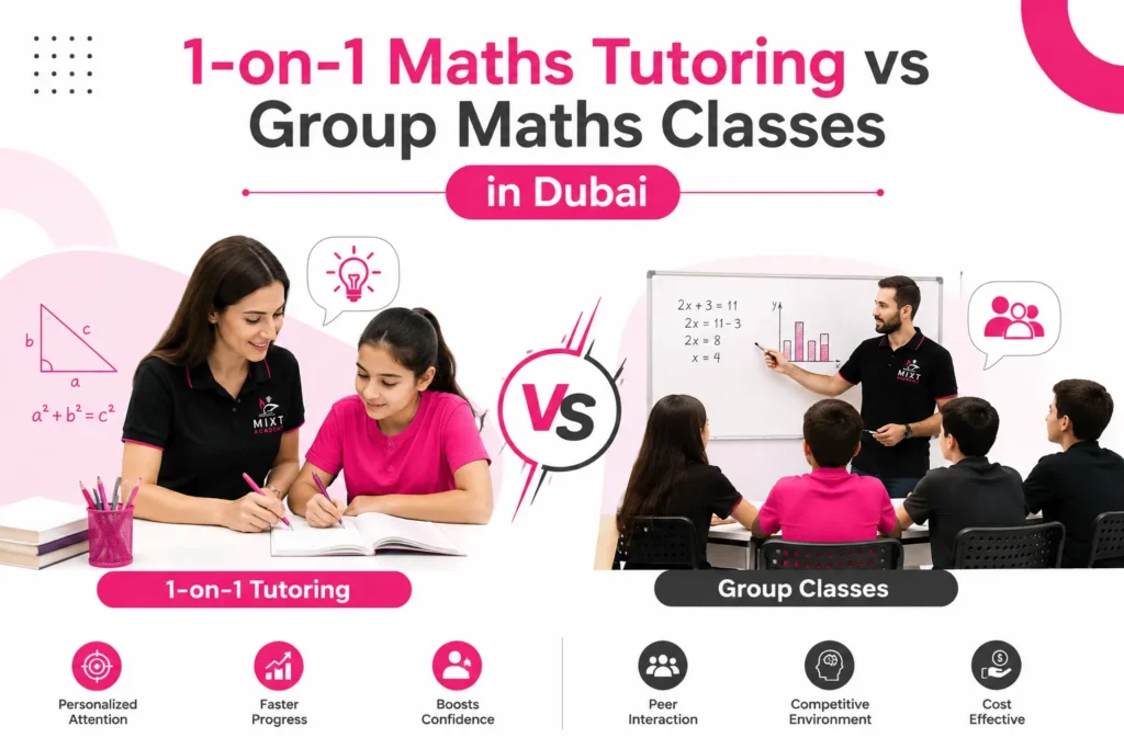 1-on-1 Maths Tutoring vs Group Maths Classes in Dubai