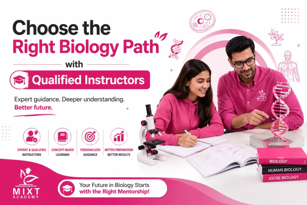Choose the Right Biology Path with Qualified Instructors